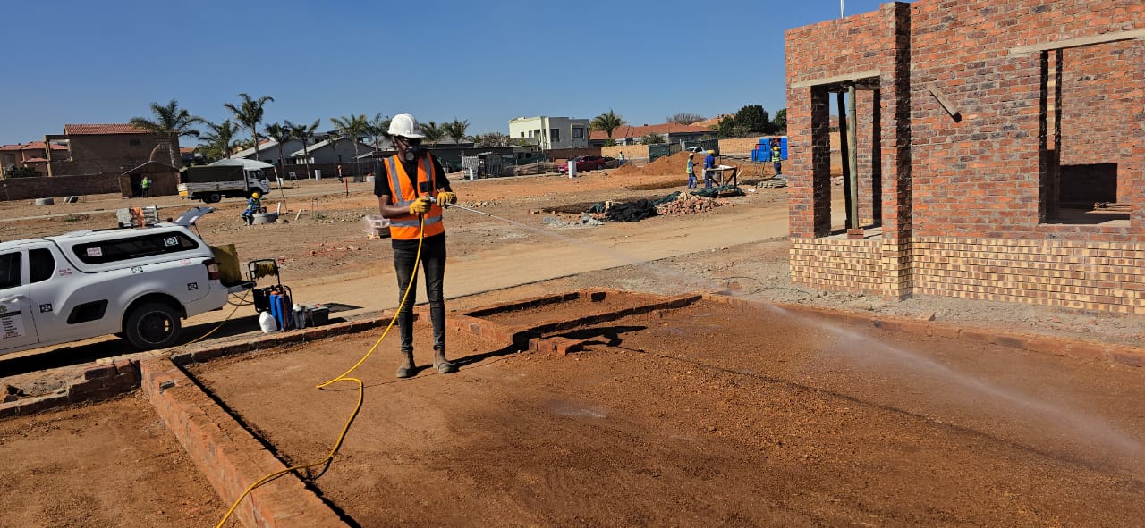 Afri-Chem technician at work